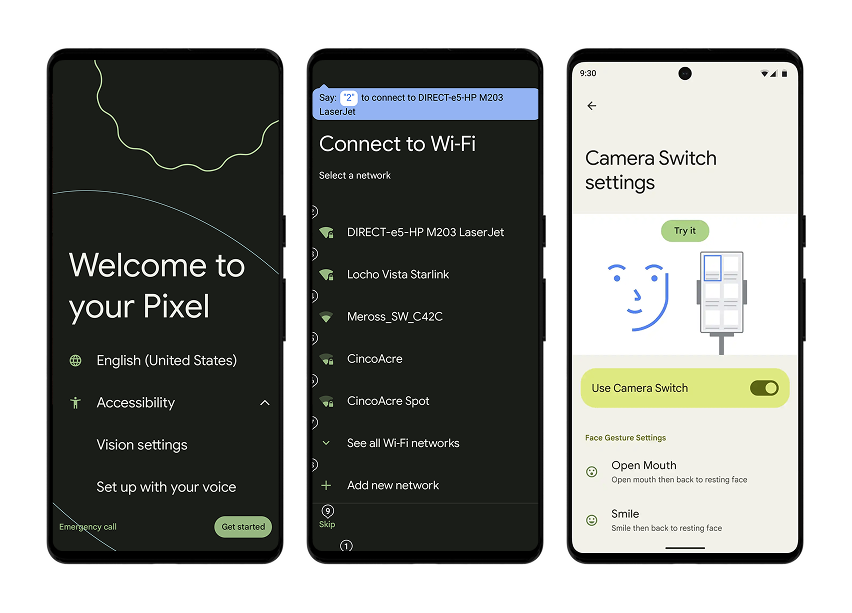 Making Android setup accessible from day one